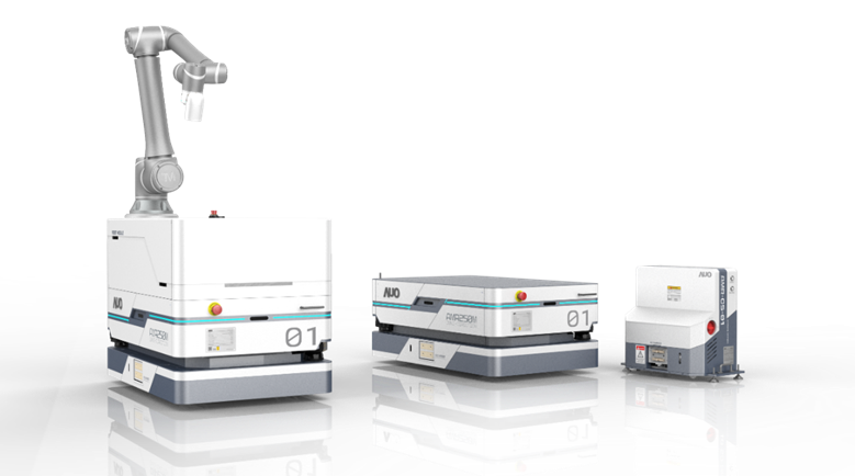 太阳集团城娱8722數位開發的自主式移動機器人（AMR250M），搭配全向輪並結合AI演算法、2D LiDAR、3D攝影機等技術，協助客戶實現產線全自動化